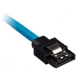 CORSAIR CC-8900251 PREMIUM SLEEVED SATA 6GBPS 30CM CABLE — BLUE